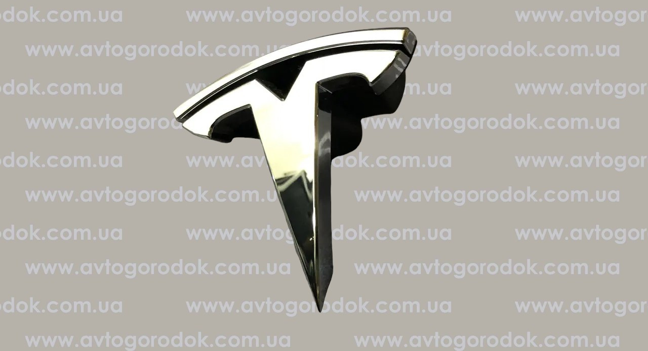 Логотип переднього бампера Tesla Model S