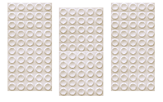 Стінова поліуретанова 3D панель Лас-Вегас Білий RAL 9003