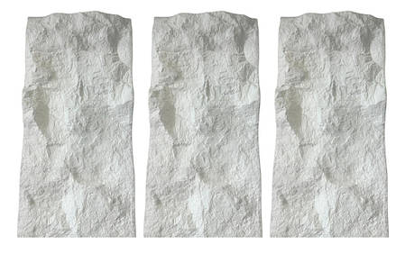 3D панель Куршевель 3 Білий, фото 1