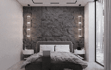 3D панель Куршевель 3 Білий, фото 3