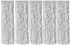 3D панель Касл Білий