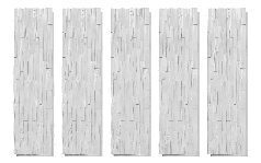 3D панель Нормандія Білий