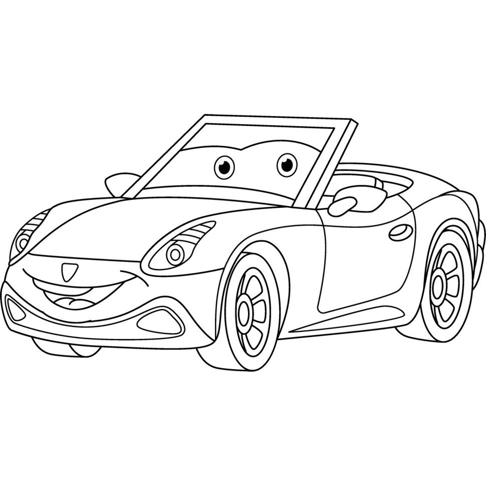 Розпис по полотну "Кабріолетик" 15121-AC 25х30 см, фото 1