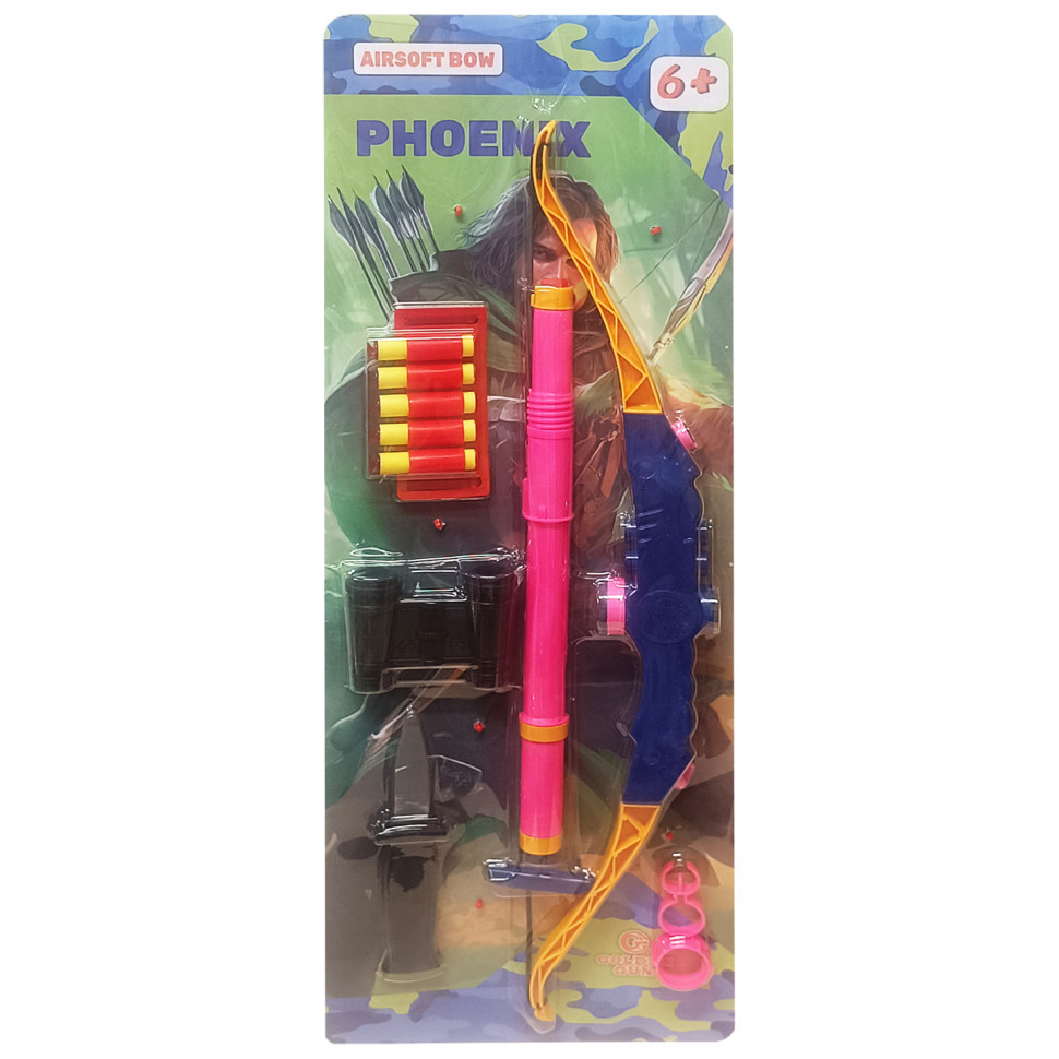 Дитячий ігровий набір "Фенікс" 950GG(Blue) стріляє м'якими поролоновими кулями, фото 1