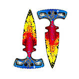 Комплект сувенірних ножів, модель «ТИЧКОВИЙ ARCADE» DAG-Ar, фото 2