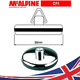 Корок для умивальника з отвором для ланцюжка хромований 5/4 CP1 McAlpine, фото 3