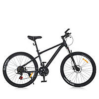 Велосипед SKD75 MTB 2605-1, 26 дюймів, сталева рама 16 Sunrun 24SP чорний