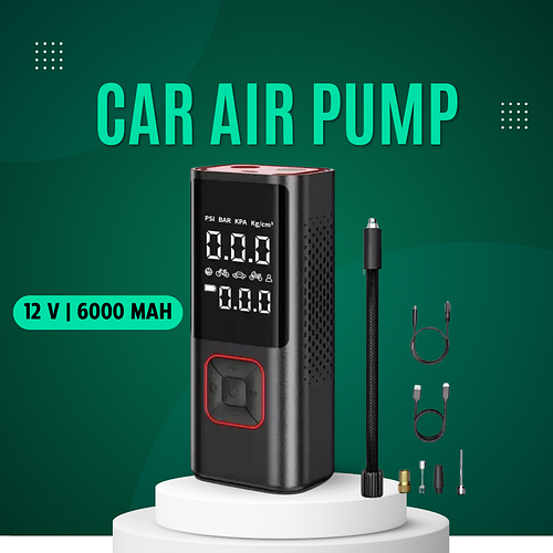 Беспроводной автомобильный аккумуляторный компрессор насос Car Air Pump ...