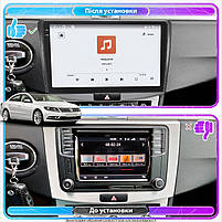 Штатна магнітола 10" Lesko для Volkswagen Passat CC I Рестайлінг 2012-2017 4/64 QLED CarPlay 360 Prime 6шт, фото 3