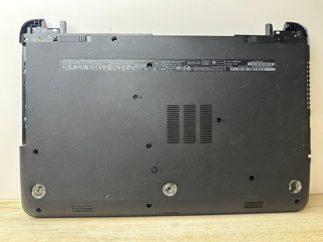 HP 15-G, 15-R, 15T-R, 15Z-G 15-Gxxxx, 250 G3 255 G3 256 G3 Корпус D (нижня частина корпусу) AP14D000410 3.5A бу, фото 1