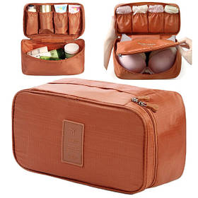 Сумка косметичка для косметики і нижньої білизни водовідштовхувальна з ручкою (60653)