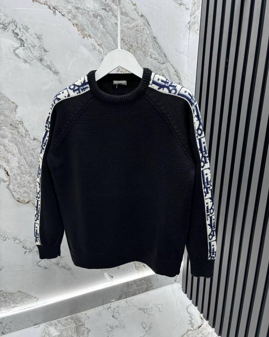 Чоловіча кофта світшот DIOR CK8541 чорна XL