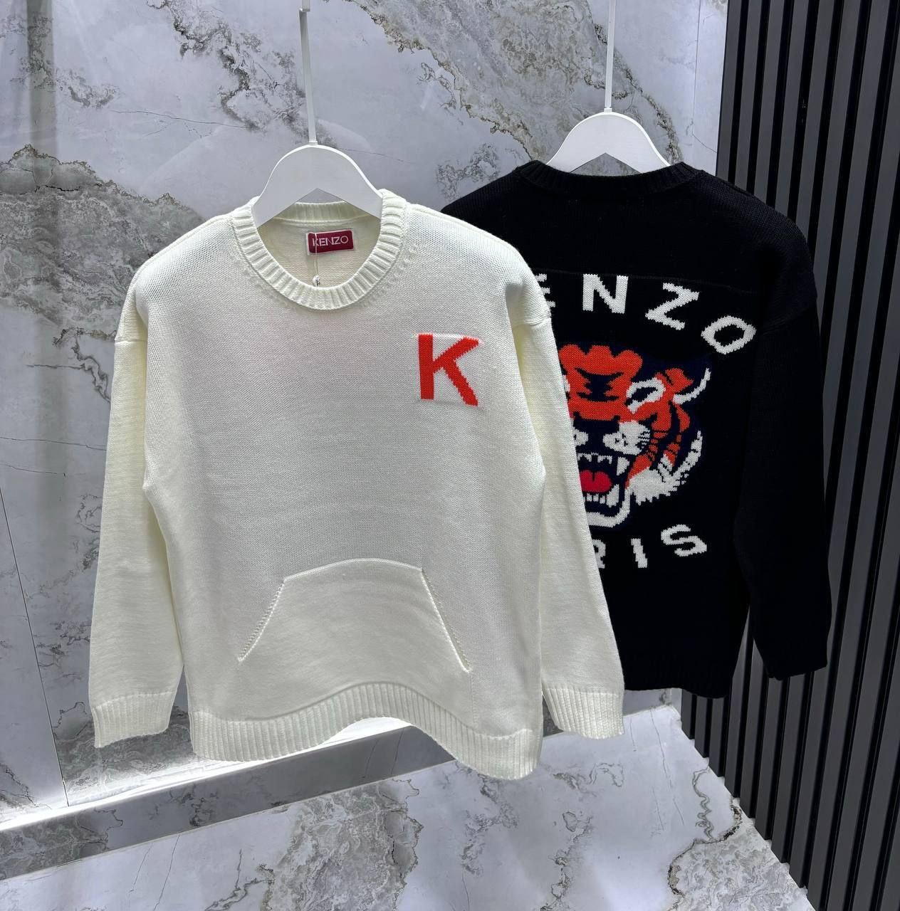 Чоловіча кофта светр KENZO CK8540 чорна