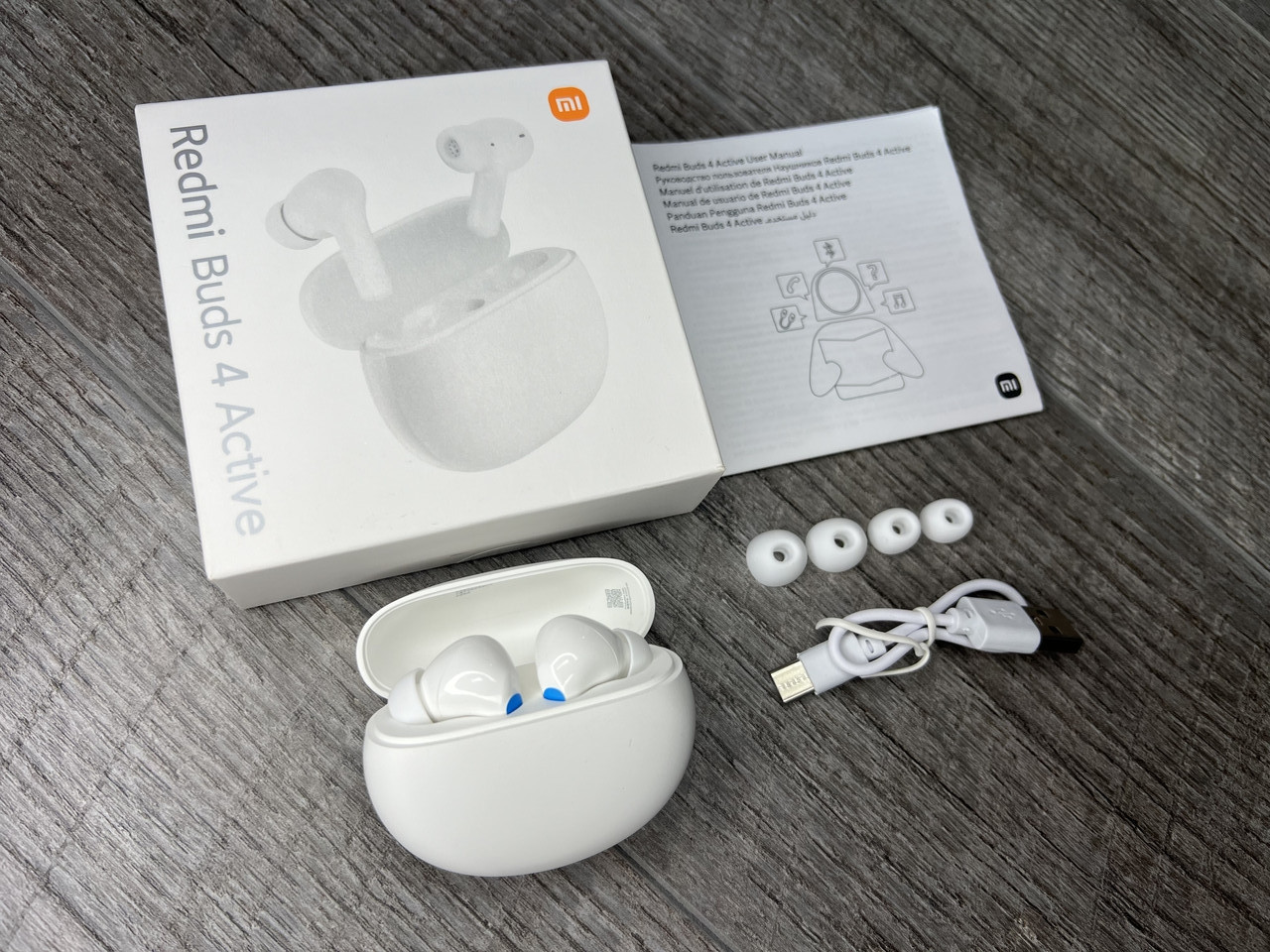 Bluetooth навушники Redmi Buds 4 Active White