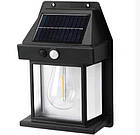 Вуличний ліхтар на сонячній батареї на стіну SOLAR LAMP Kt-888 з датчиком руху, фото 5