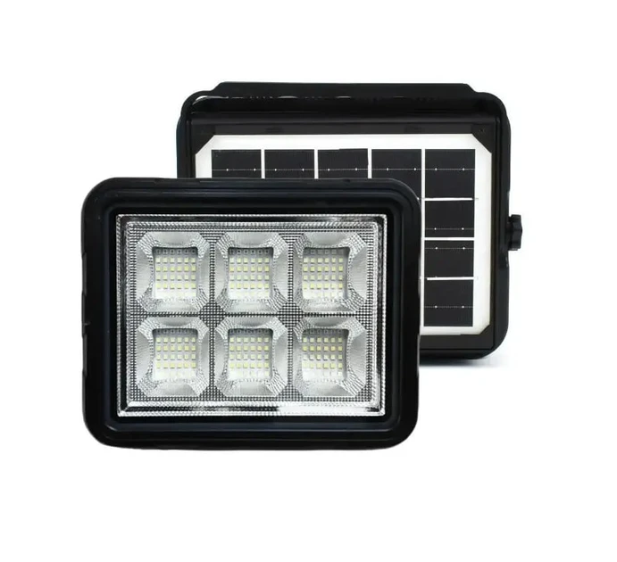 💛Портативний кемпінговий ліхтар Solar Lighting System GD-2207A із сонячною панеллю та функцією PowerBank, фото 1
