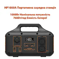 Зарядна станцiя Hanstars HP1000A LiFePo4 1000W/768Wh