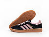 Кросівки жіночі Adidas Spezial Black Pink Чорні Адідас Газель повсякденні замшеві кеди демісезон, фото 6