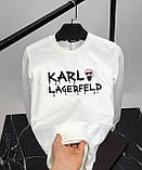 Чоловіча кофта світшот Karl Lagerfeld CK6541 біла, фото 9
