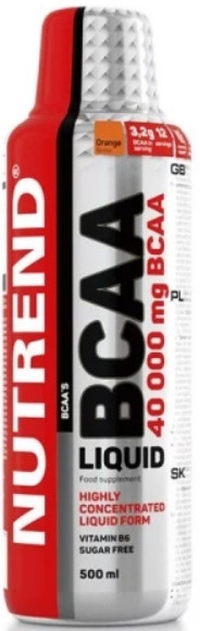 Комплекс незамінних амінокислот Nutrend BCAA Mega strong 500мл апельсин