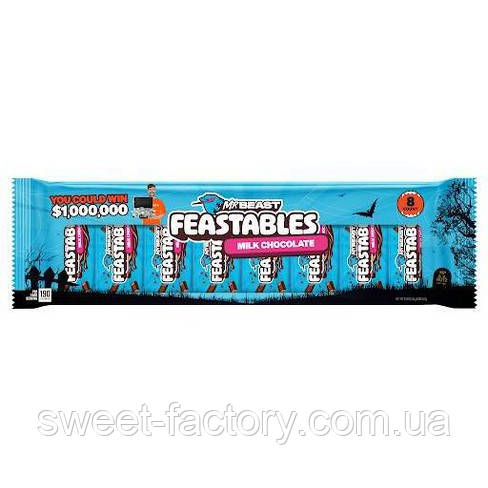 Шоколад Feastables Mr Beast Bar Milk Chocolate 8s 280g