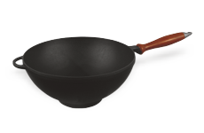 Кастрюля WOK с деревянной ручкой (d=260 мм, h=120 мм, V=3,5л) - фото 2 - id-p443166159