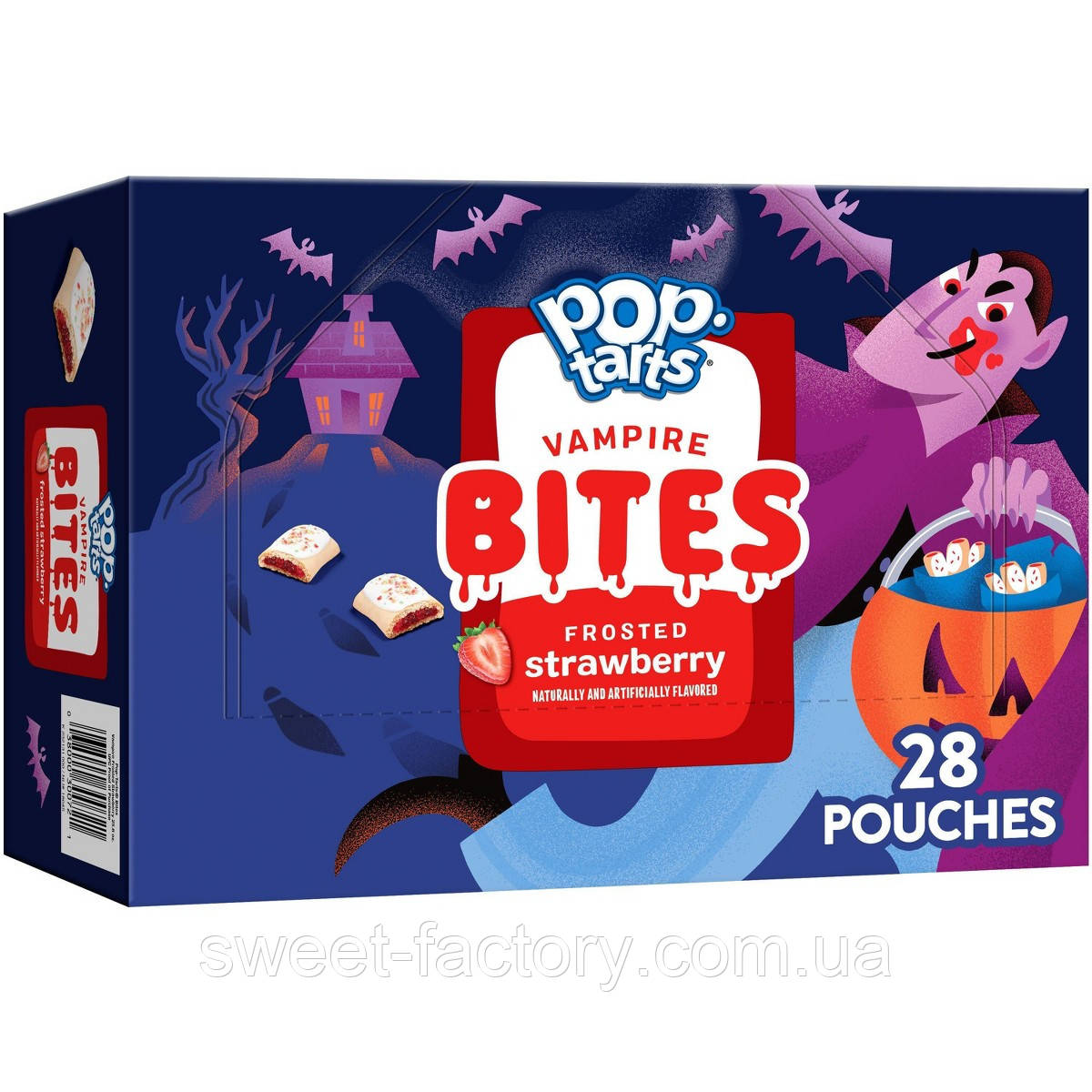 Подушечки Pop Tarts Vampire Bites Strawberry 28s 728g