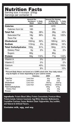 Гейнер Ultimate Nutrition Muscle Juice 2544 4,75кг шоколад, фото 4