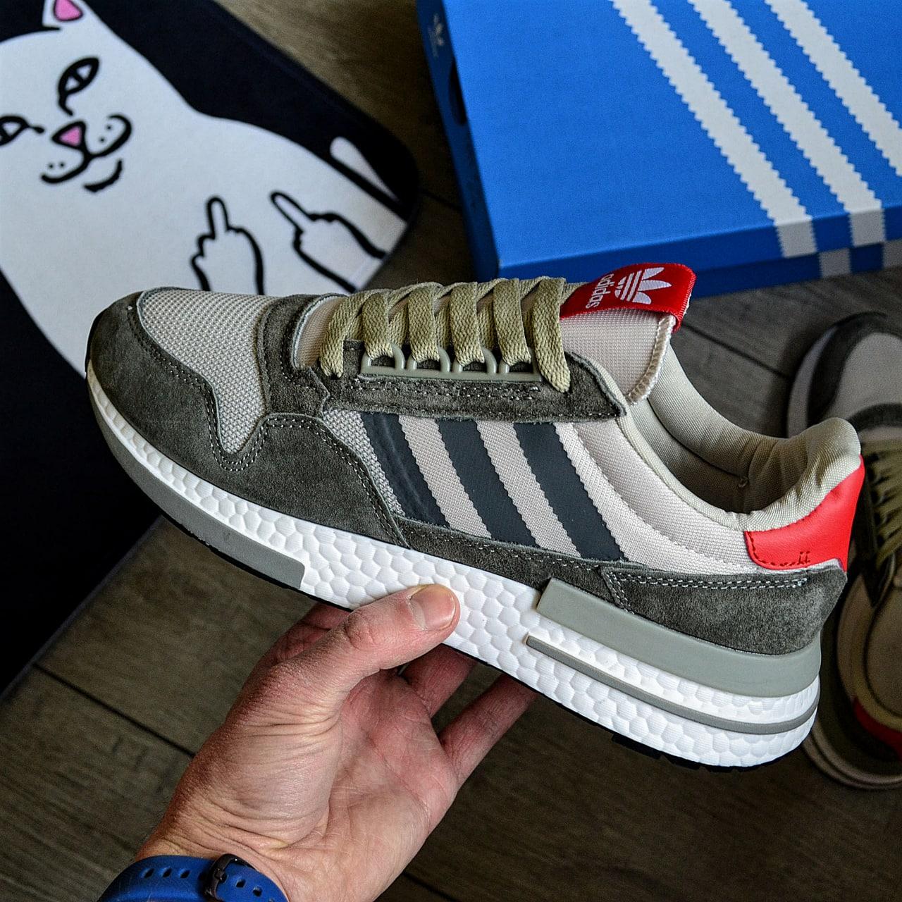 Чоловічі Кросівки Adidas ZX 500 RM Grey Four / Адідас ЗХ 500 РМ Фор