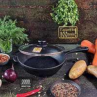 Сковорода чавунна Maysternya з кришкою 24*6см Т202С3