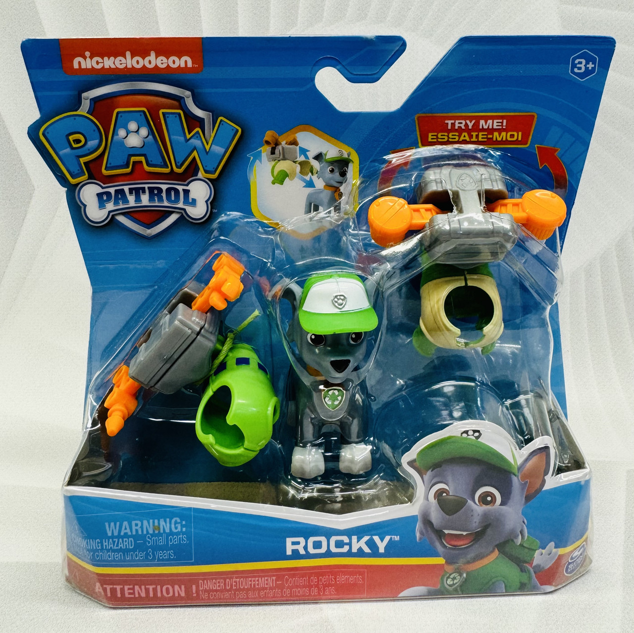 Іграшка Роккі з двома рюкзаками Paw Patrol Rocky Щенячий патруль