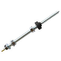 Комбінований гвинт-шуруп 10х200 мм (комплект) оцинкований