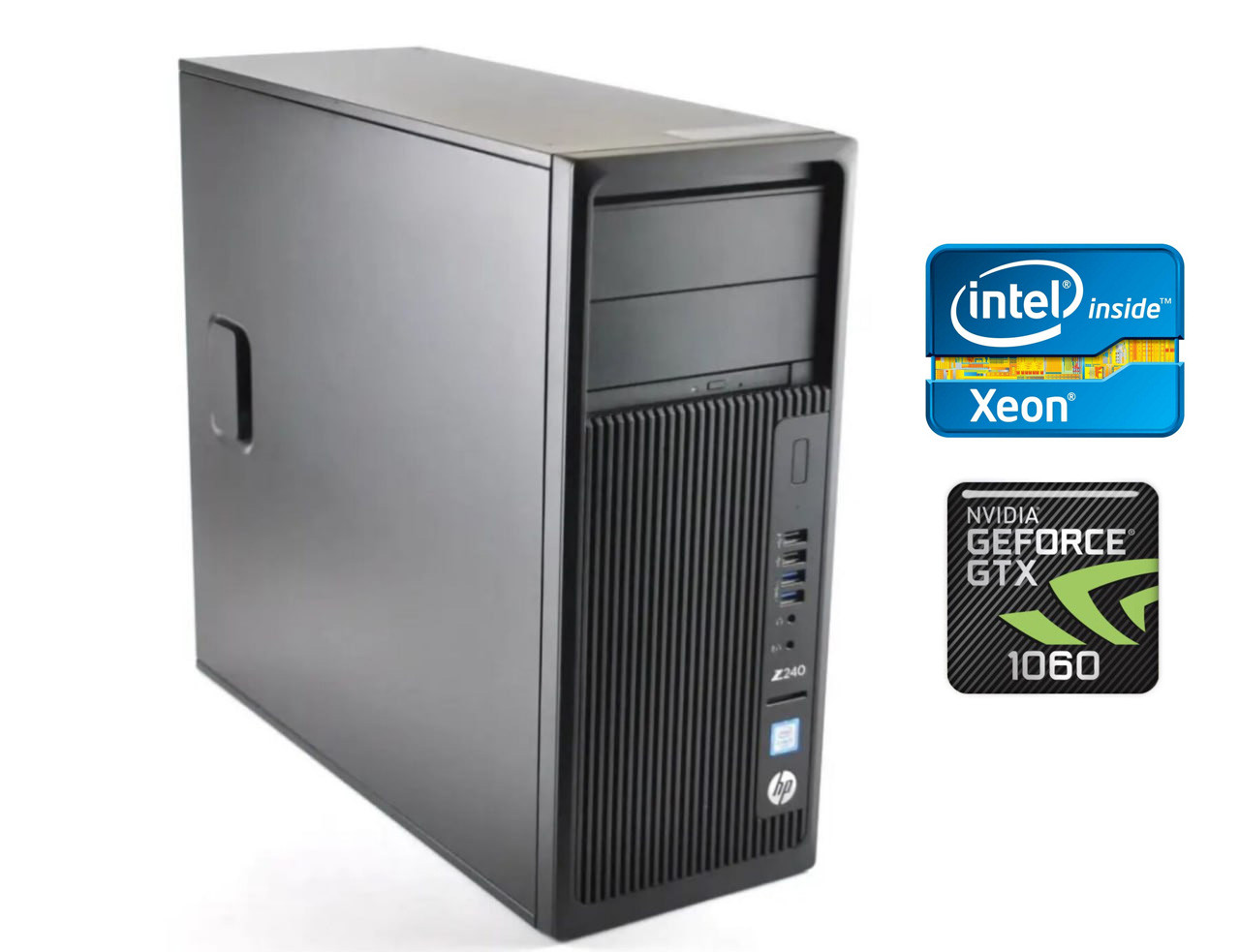 Комп'ютер HP Z240, Intel Xeon 4.2GHz, DDR4 16ГБ, NVME 256GB, HDD 750ГБ, GTX 1060 6ГБ, Win10 Pro