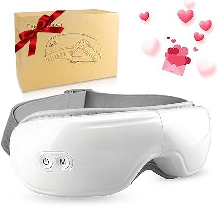 Масажер для очей 4D Premium Eye Massager hy05 з Bluetooth Білий