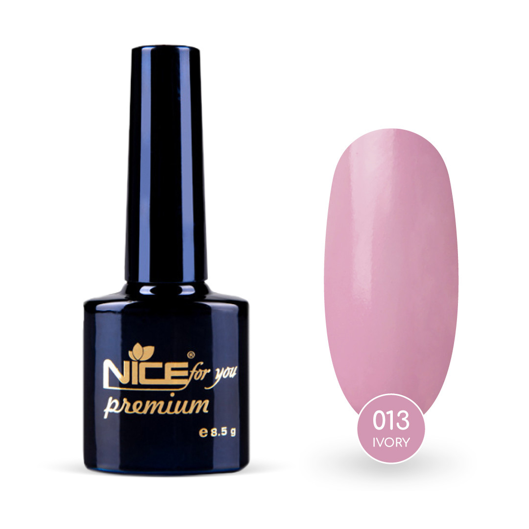Гель-лак Nice for you Ivory Premium №013 Кварцевий 8.5 г