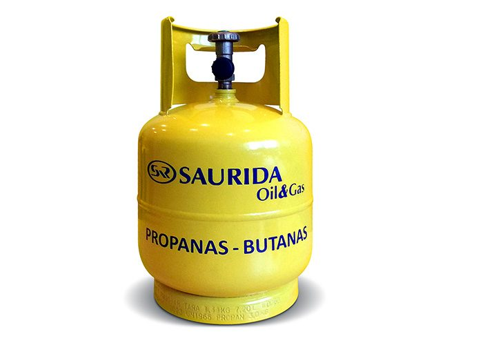 Газовий балон об'ємом 7 літрів (порожній балон) SAURIDA, фото 1
