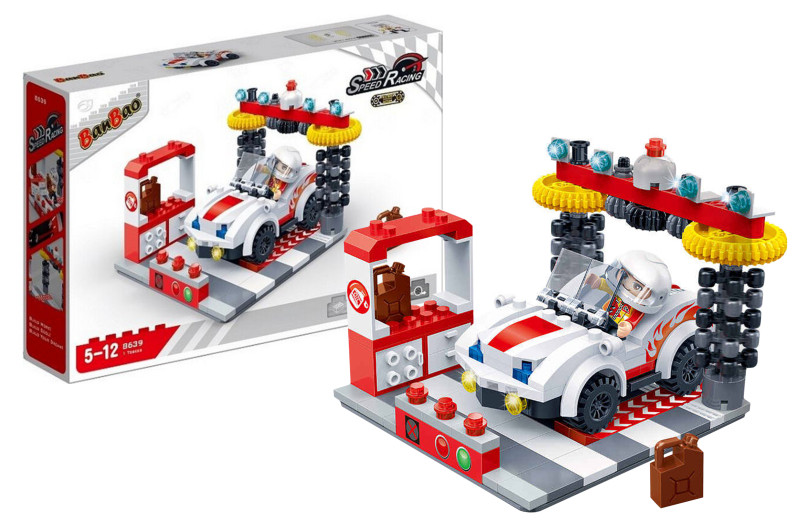 Конструктор "Швидкісні гонки" (219 елм.) 8639 Автомійка/Banbao