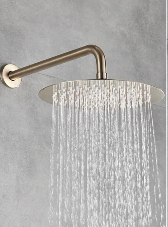 Лійка стельова з кронштейном FUTURA LORD Brushed Golden (30 см)