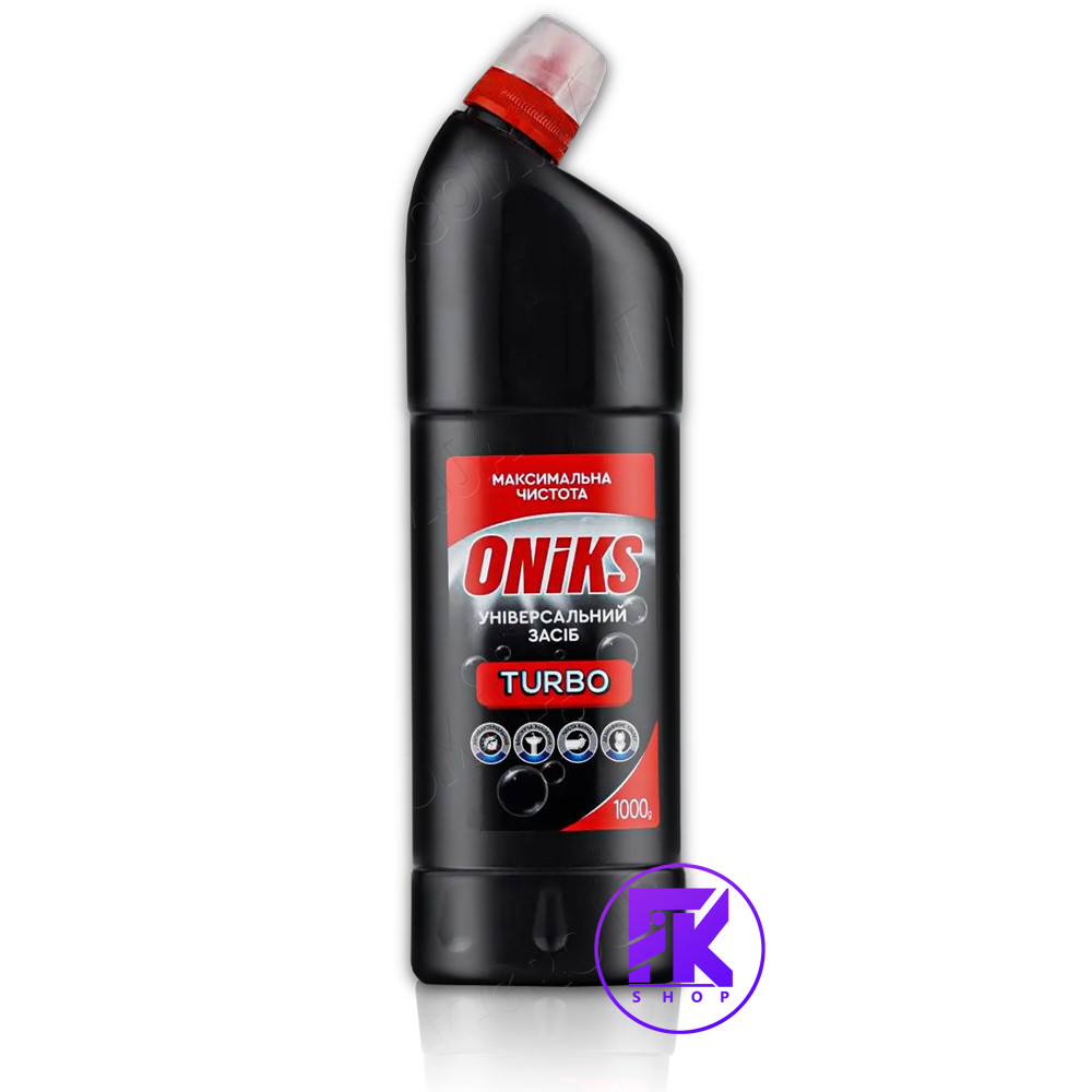 Гель для чищення ванн Oniks Turbo Універсальний засіб 1000 мл