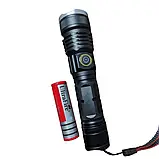 🧡Ліхтар потужний ручний акумуляторний тактичний P50, фото 2