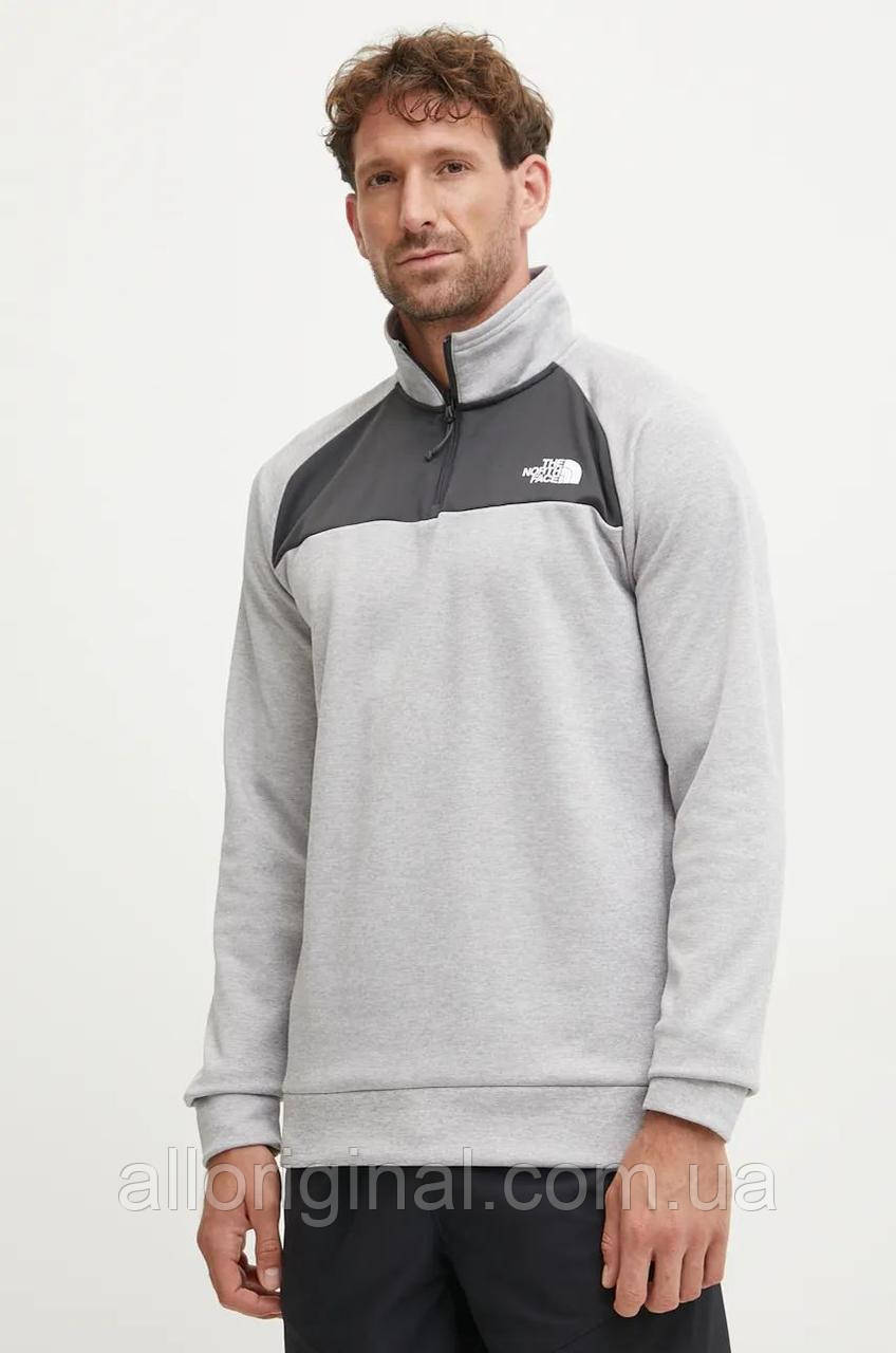 AllOriginal com ua Спортивна кофта The North Face Reaxion колір сірий візерунок NF0A855LATE1 РОЗМІРИ ЗАПИТУЙТЕ