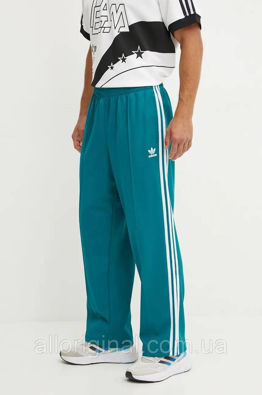 AllOriginal com ua Спортивні штани adidas Originals Adicolor Baggy Fit Firebird Pant колір бірюзовий з