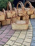 Плетений набір кошиків «Квадрат» Арт:3095, фото 8