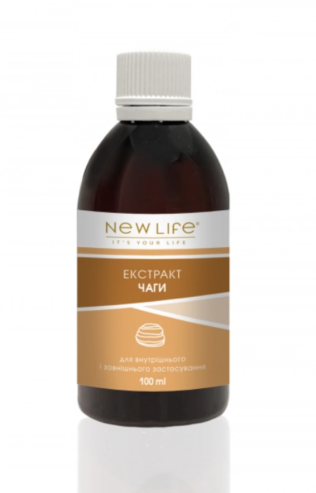 Екстракт Чаги протипухлинний засіб 100 мл Нове життя