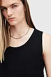 AllOriginal com ua Бавовняний топ AllSaints EDWARDS VEST колір чорний M008JB РОЗМІРИ ЗАПИТУЙТЕ, фото 3