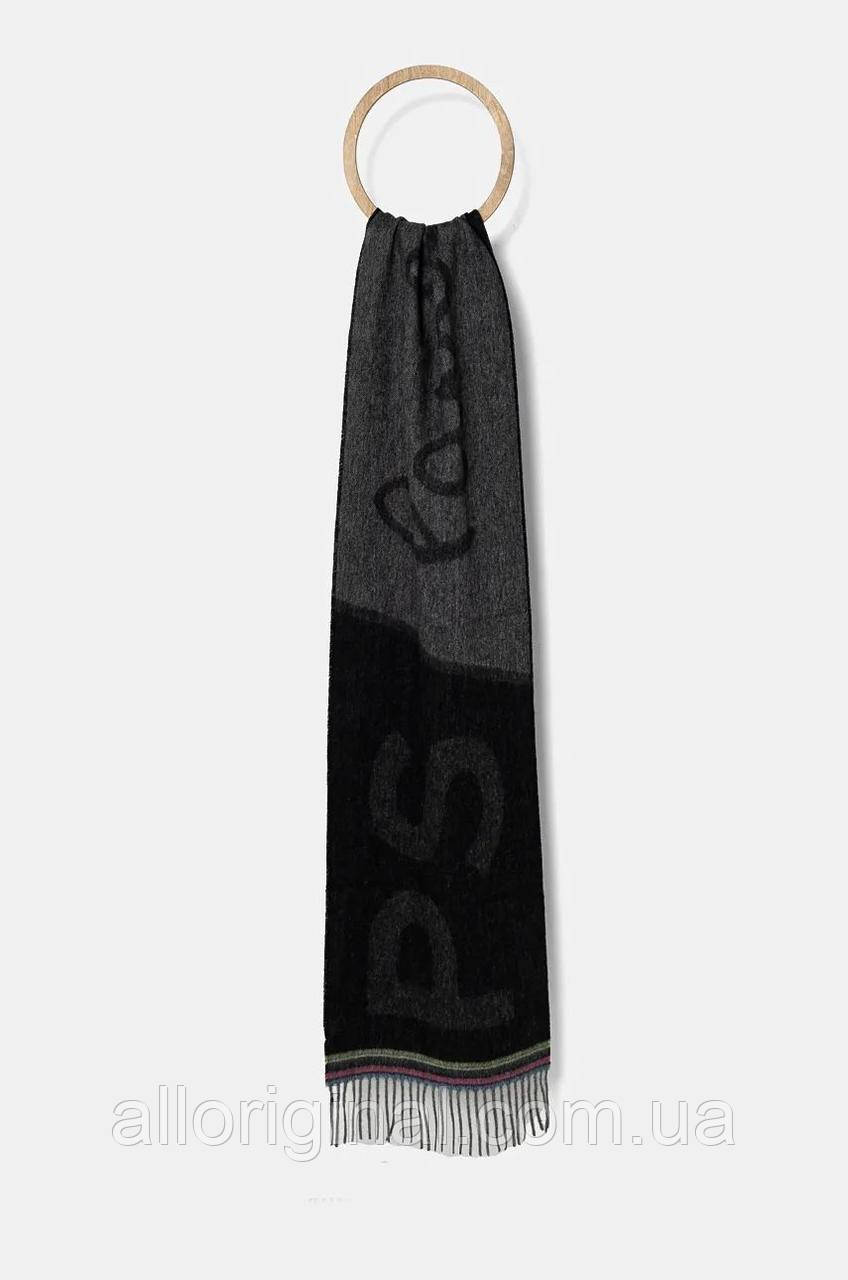 AllOriginal com ua Шарф PS Paul Smith чоловічий колір чорний візерунок M2A.150K.N076 РОЗМІРИ ЗАПИТУЙТЕ