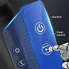 Портативний ручний масажер пістолет з 8 насадками Fascial Gun KH-750 Масажний вібраційний пістолет, фото 5