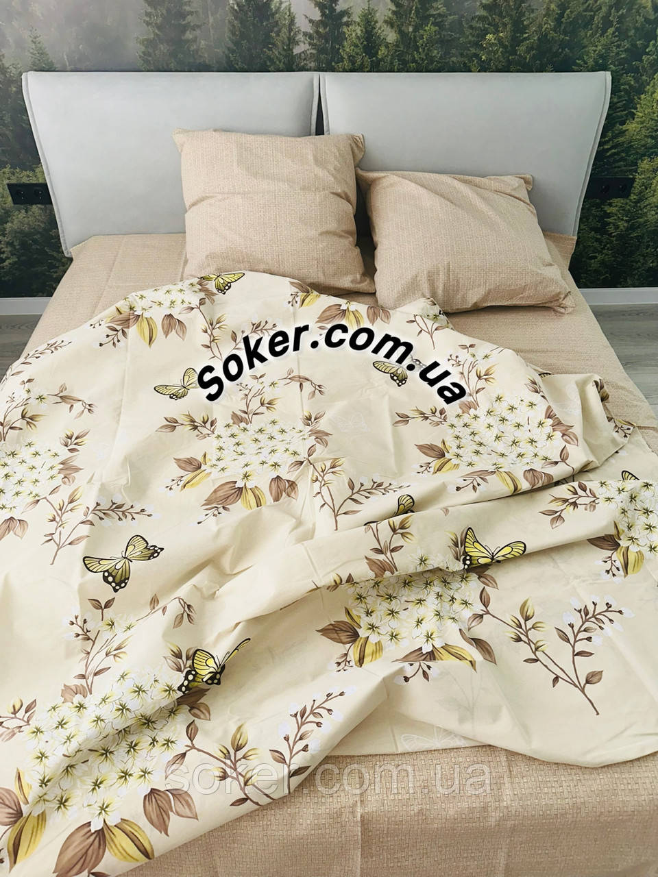 Постільна білизна евро розміру Gold Lux