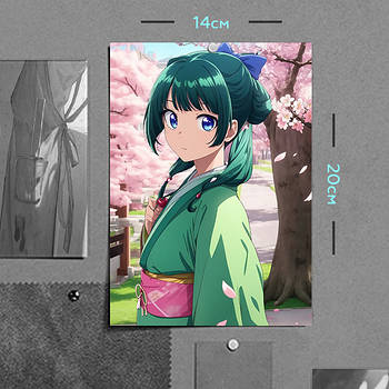 "Маомао (Монолог травниці / Apothecary Diaries)" плакат (постер) розміром А5 (14х20см)