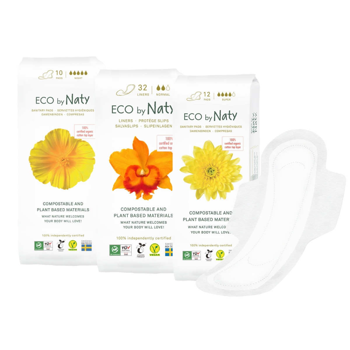 Органічний набір Eco by Naty “Безпечна гігієна жінки»